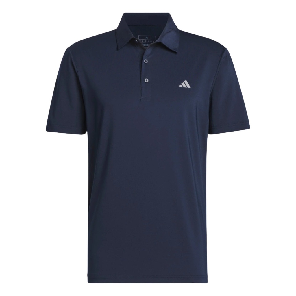 [IM8410S] Adidas Mens Golf Shirt | Solid Polo (Navy, S)