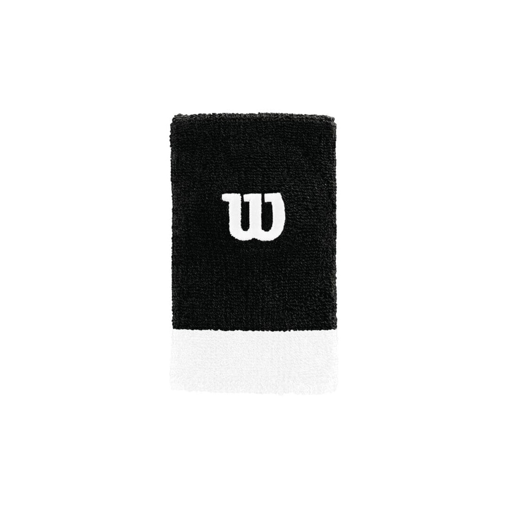 [RA062] Wilson Accessories | Racket Accessories | Extra Wide Wristband Black RA062