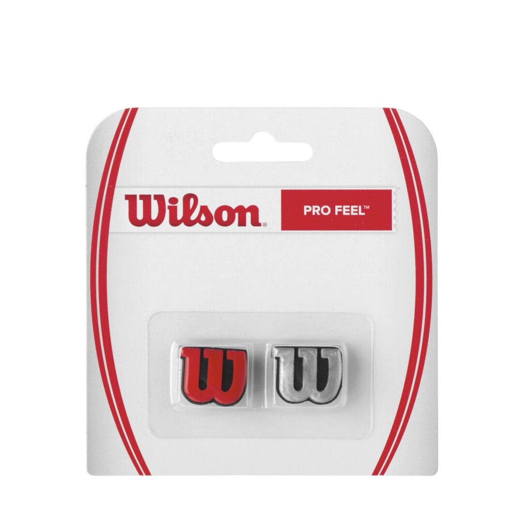 Wilson Accessories | Racket Accessories | Profeel Red-Silver Dampner RA009