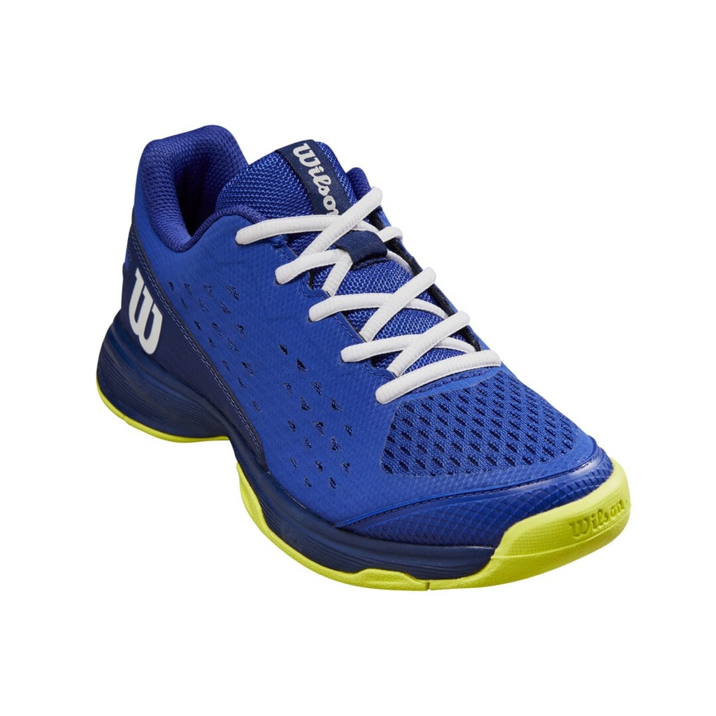 Wilson Junior Footwear | Rush Pro L Bluing - Blue Print - Safety Yellow