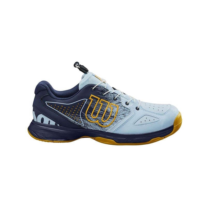 [WRS326330E015] Wilson Junior Footwear | Kaos Ql Omphalodes - Peacoat - Gold (UK1.5)