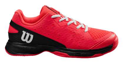 [WRS331850E040] Wilson Junior Footwear | Rush Pro L Diva Pink - Black - White (UK4)