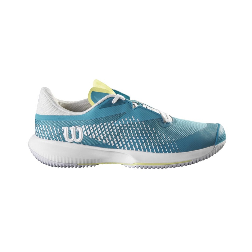 [WRS331010E060] Wilson Ladies Footwear | Kaos Swift 1.5 Blue - Wh - Sunny Lime (UK6)