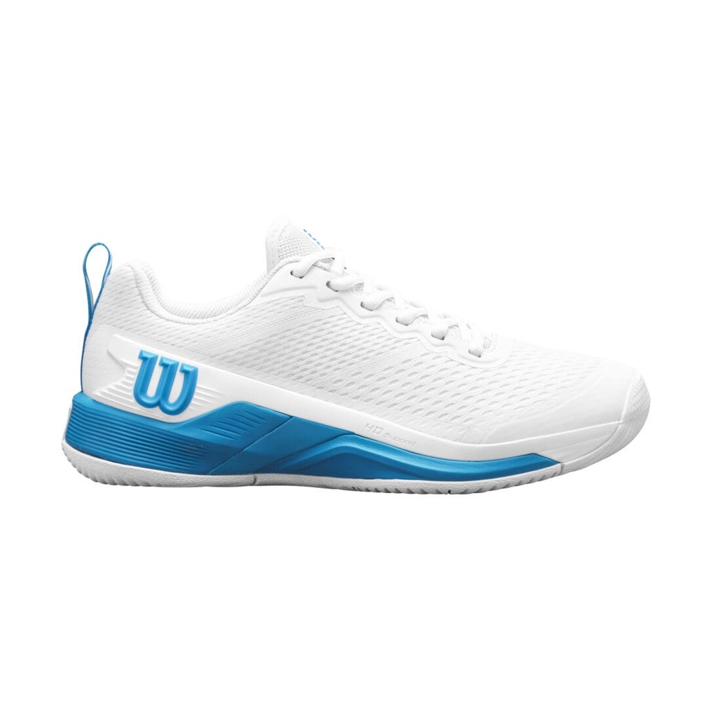 Wilson Mens Footwear | Mens Rush Pro 4.5 Oz Wht - Wht - Atomic Blue