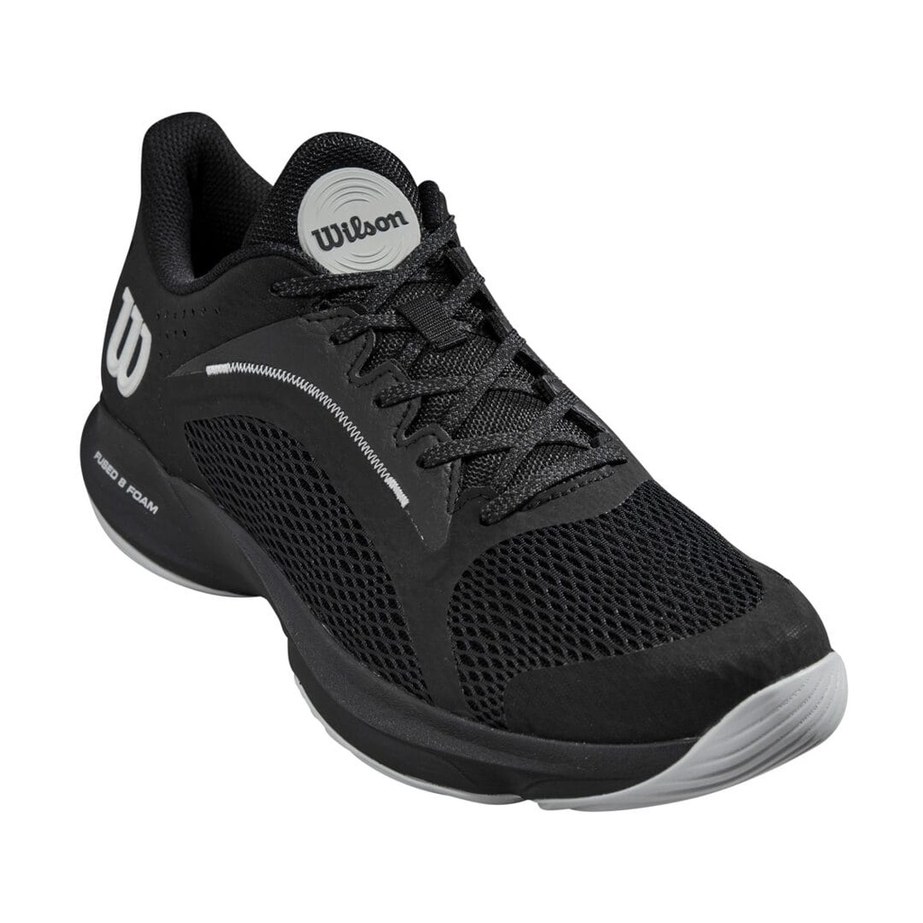 Wilson Padel Footwear | Mens Hurakn 2.0 Black - Pearl Blue
