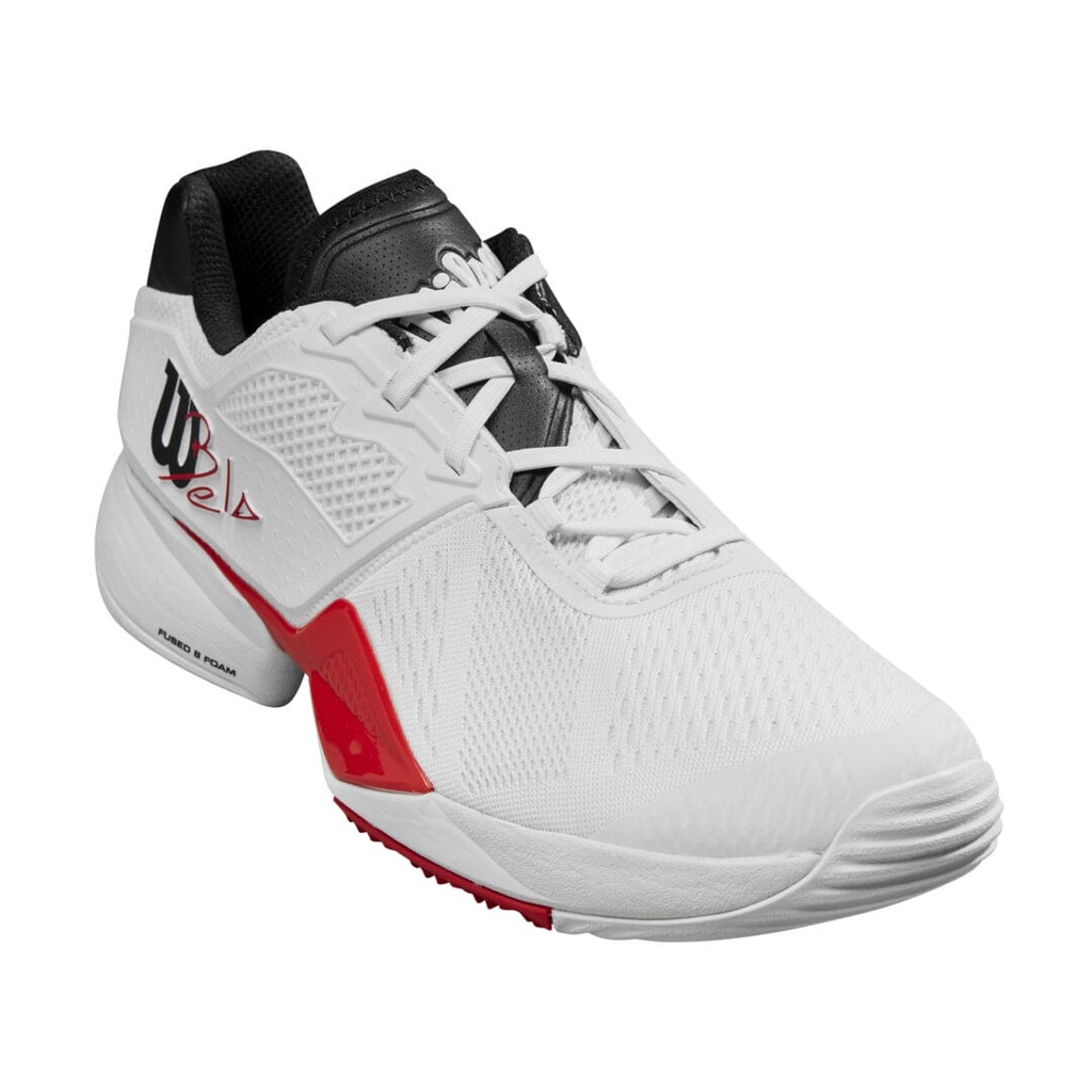Wilson Padel Footwear | Mens Bela Tour Padel Wh - Red - Blk