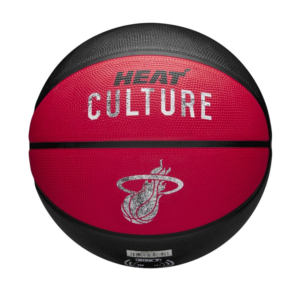 Wilson Team Sports | Basketball | NBA Basketball NBA Team City Edition Mia Heat Size 7 TS092