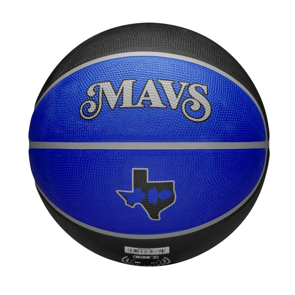 Wilson Team Sports | Basketball | NBA Basketball NBA Team City Edition Dal Mav Size 7 TS089
