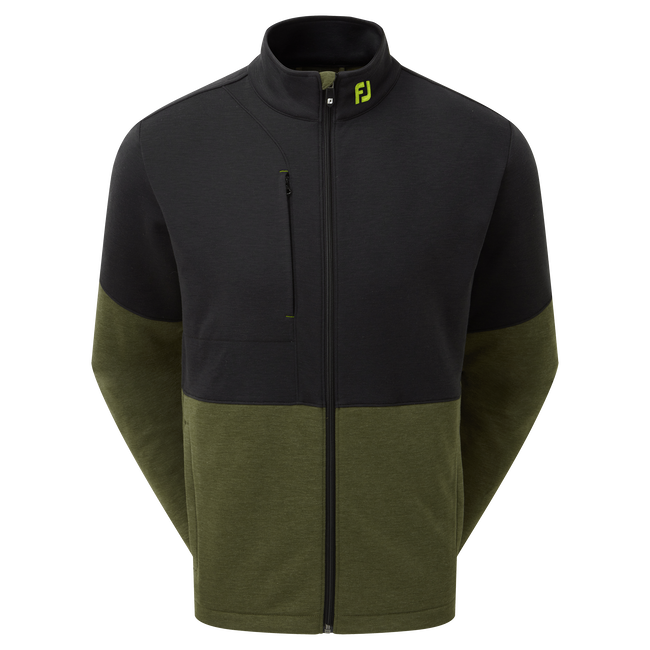 Titleist - Footjoy Golf Apparel | EU Col Block Full Zip Blk - Ol