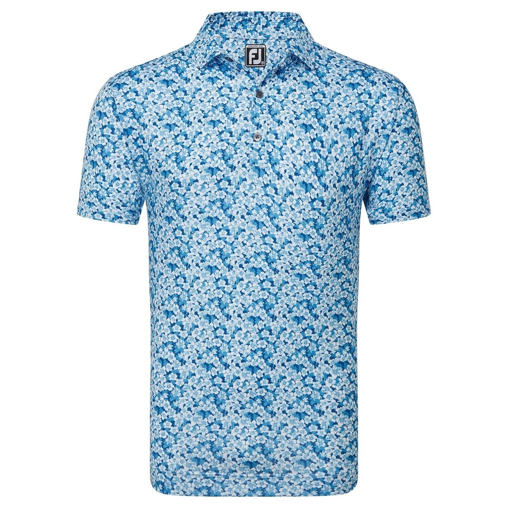 Footjoy Mens Golf Shirt | Primrose Lisle Print