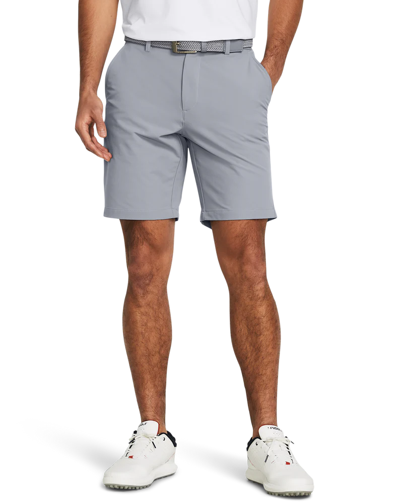 [1383154-035-30] Under Armour Mens Golf Shorts | Matchplay Tapered | Steel (30)