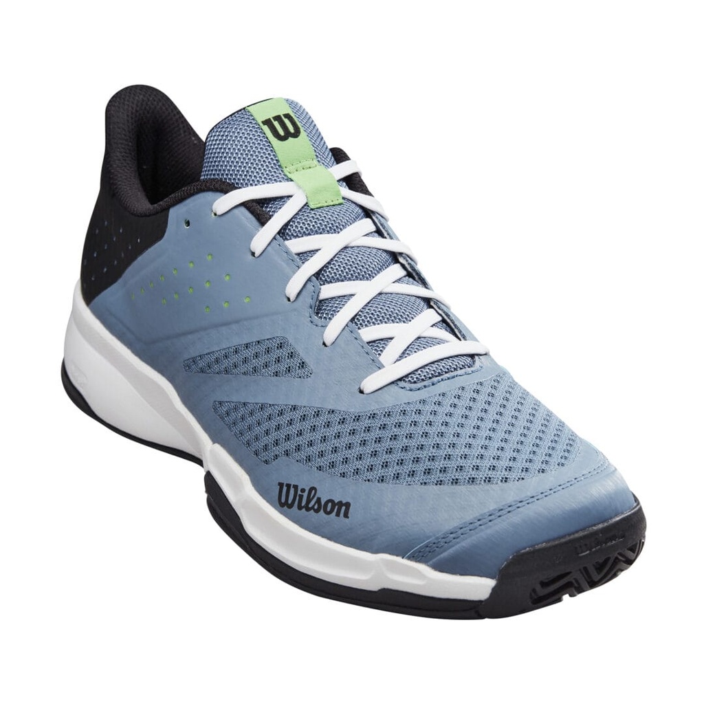[WRS330350E070] Wilson Mens Footwear | Kaos Stroke 2.0 China - Black - Green (UK7)