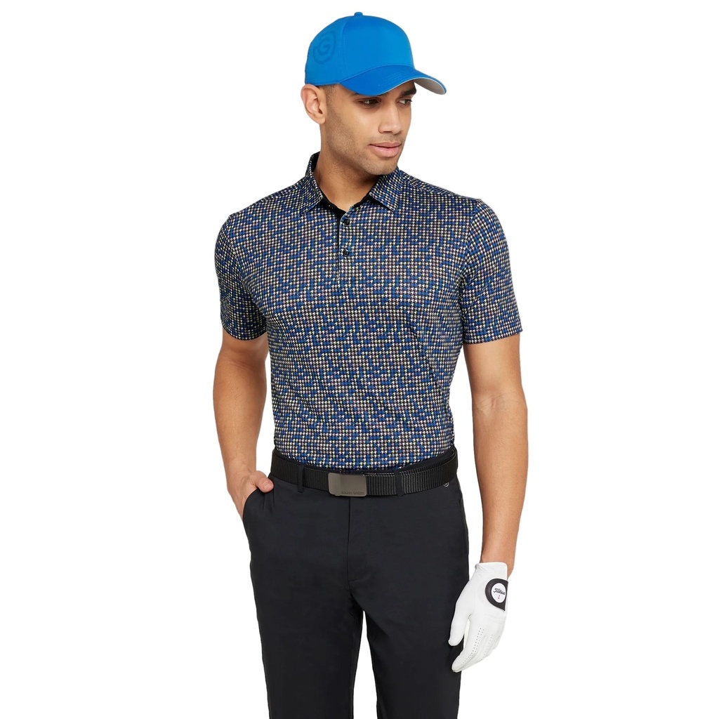 Galvin Green Mens Golf Shirt | Marlo | Black