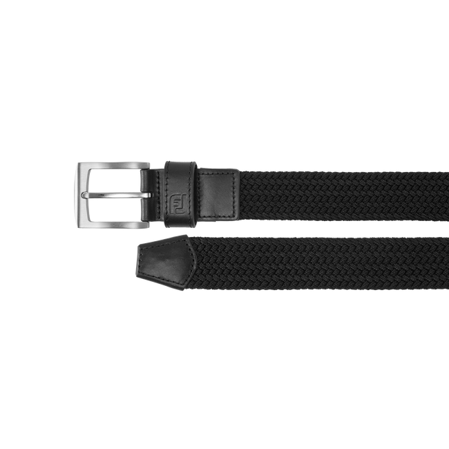 [69488L] Footjoy Golf Belt | Braided (Black, Long)