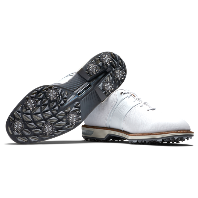 [53908070W] Footjoy Mens Golf Shoes | Premiere Series Packard 29 (White, UK6)