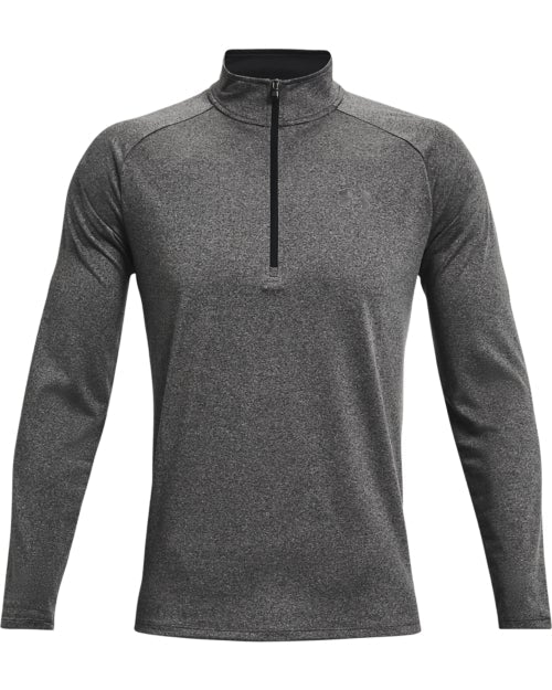 [1328495-409-S] Under Armour Mens Long Sleeve | Tech 2.0 1-2 Zip (Grey/Black, S)