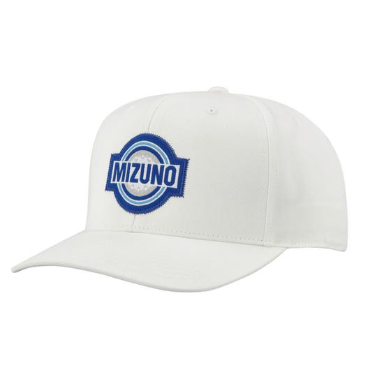 [52FF220309NS] Mizuno Mens Golf Cap | Patch Snapback (Black)