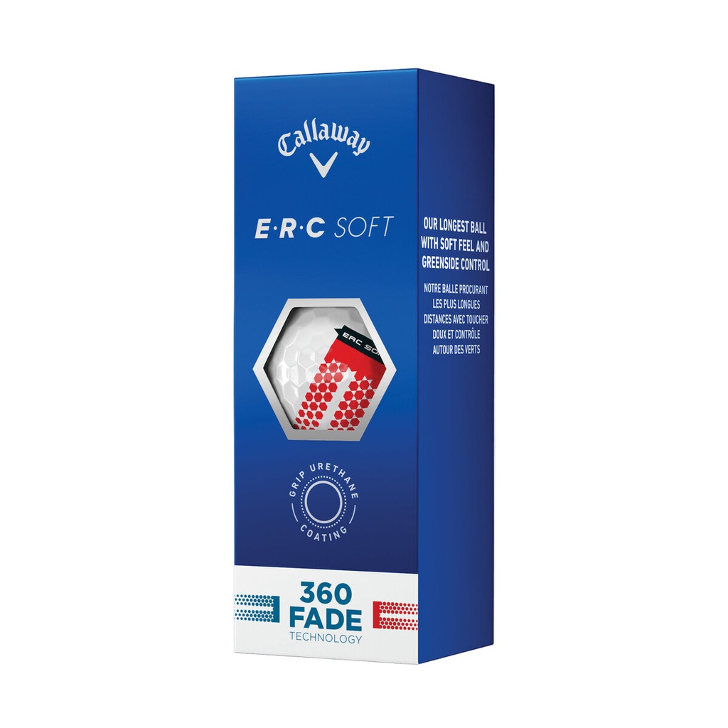 [3001037G-1] Callaway Golf Balls | ERC Soft 360 Fade Triple Track