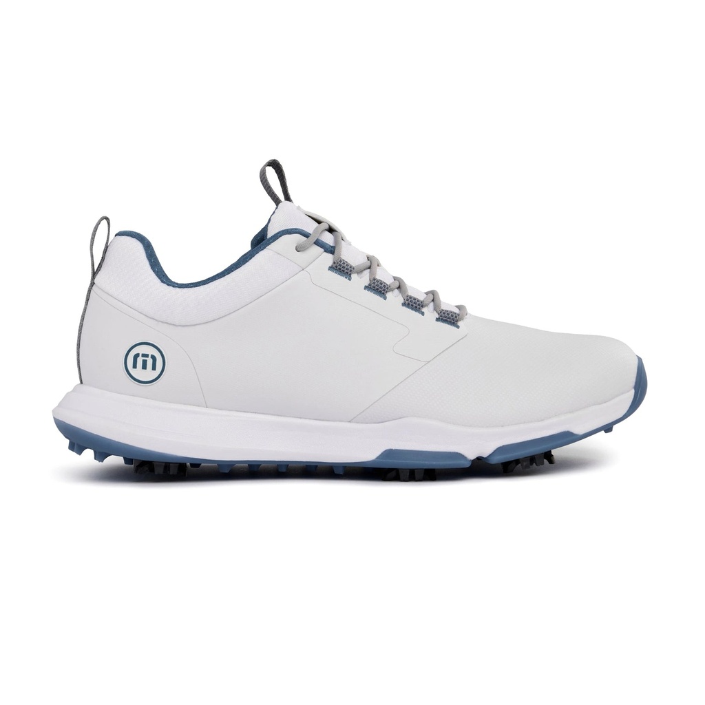 [6001419G-12] Travis Mathew Mens Golf Shoes | The Ringer 2 | White-Sleet (UK8)