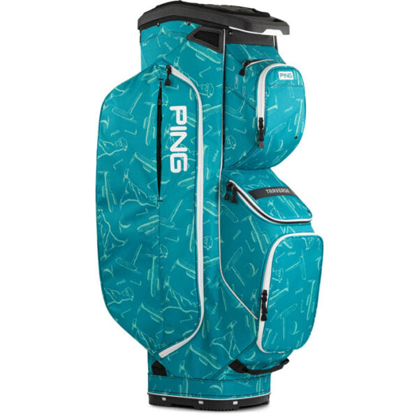 [4T244-B-T] Ping Golf Bags | Traverse 244 Cart | Teal