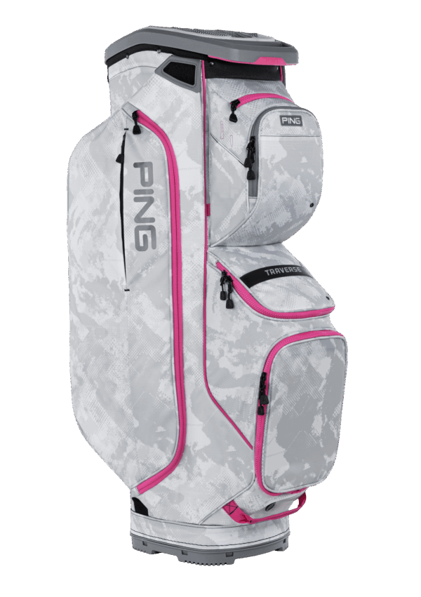 [4T244-B-PG] Ping Golf Bags | Traverse 244 Cart | Platinum Graffiti Malibu