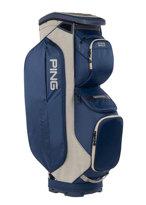 Ping Golf Bags | Traverse 244 Cart | Navy Heather Sand