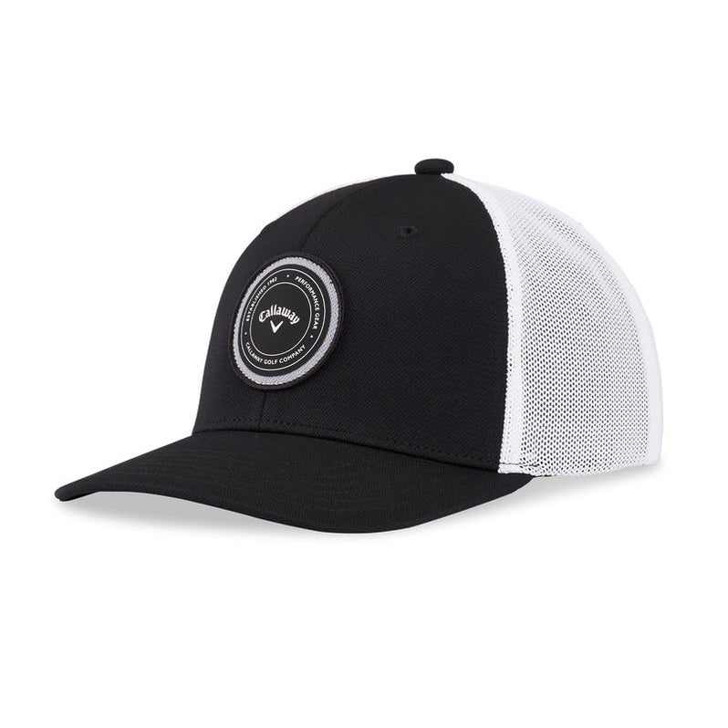 [4001405G-01] Callaway Mens Golf Cap | Playing Through | Trucker Black