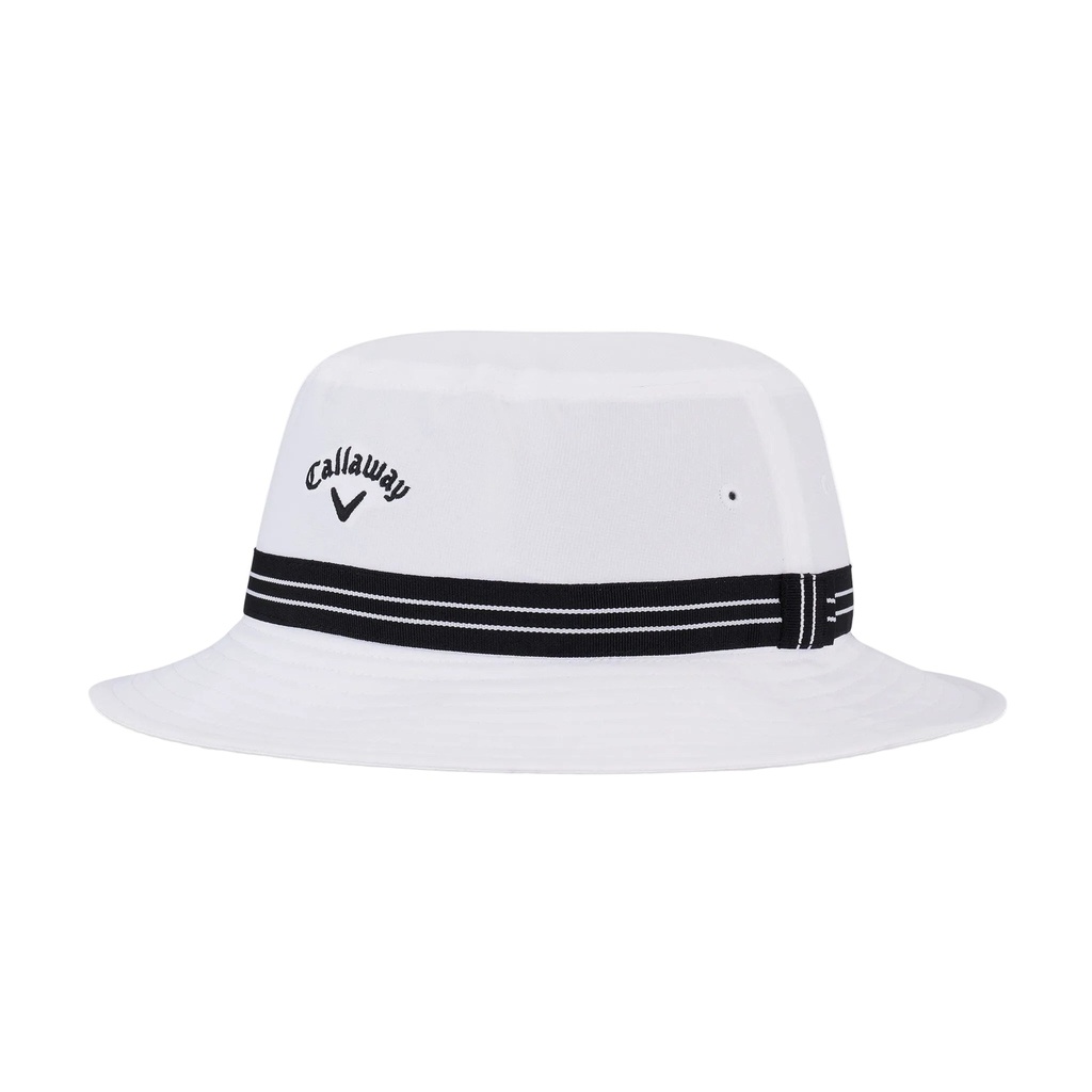 [4000588-700-013] Callaway Mens Bucket Hat | White-Black (L/XL)