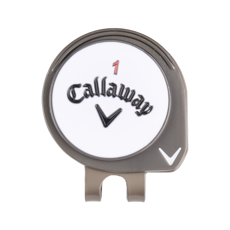 [3000645G] Callaway Golf Accessories | Hat Clip Ball Marker | Gunmetal