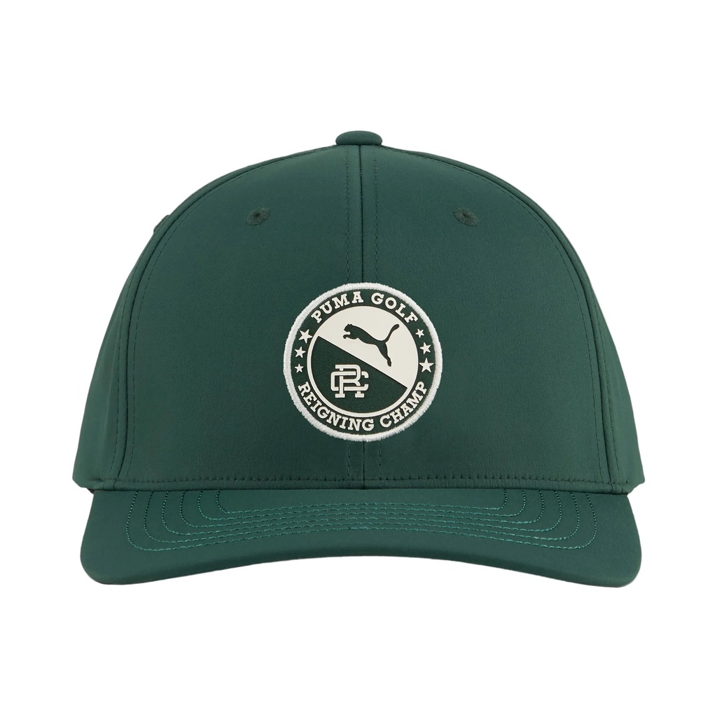 [02662802] Puma Mens Golf Cap | X RC 6 Panel | Green Terrain