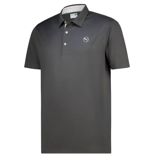 [69019412 -S] Puma Mens Golf Shirt | MSS Pounce | Ash Gray (S)