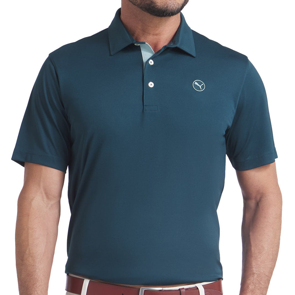 [62994914-S] Puma Mens Golf Shirt | Pure 2.0 Polo LC | Green Terrain (S)