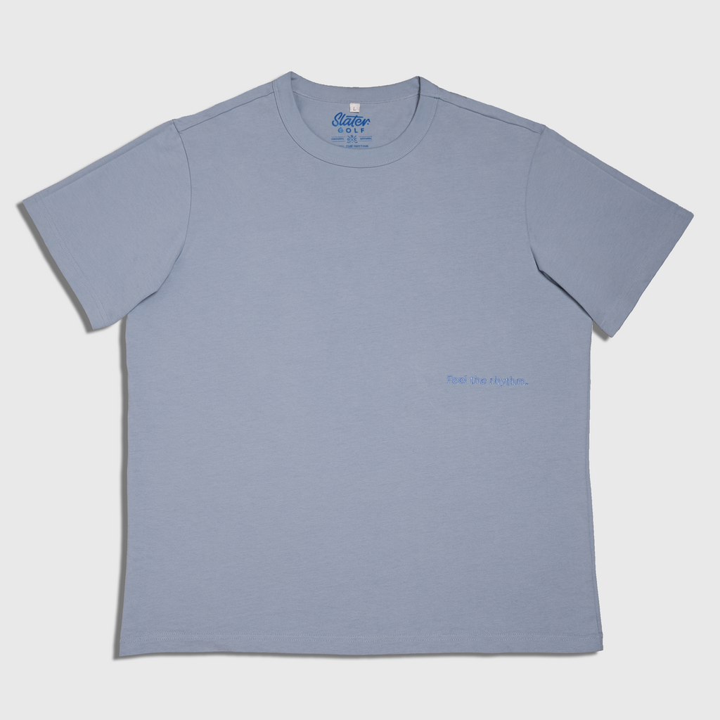 [59119739] Slater Golf Mens T-Shirt | Lifestyle | Walk Wild Side | Light Blue (S)