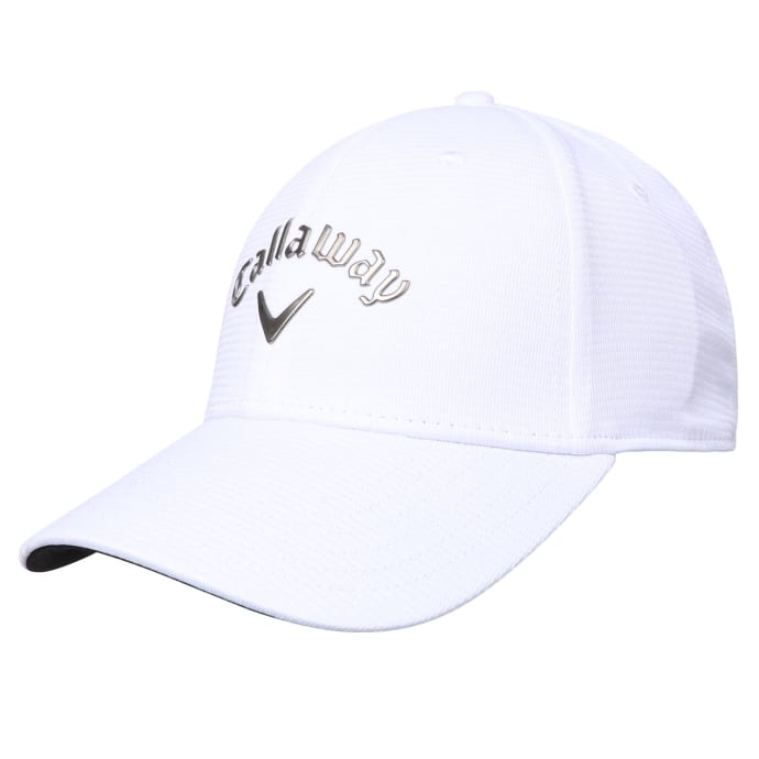 Callaway Womens Golf Cap | Liquid Metal 24 | White-Gun