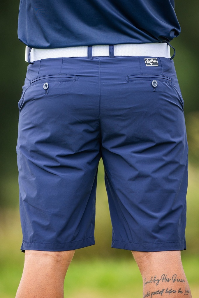 [SP-BB-NAVY-30] Booyaa Mens Golf Shorts | Birdier Breather (Navy, 30)