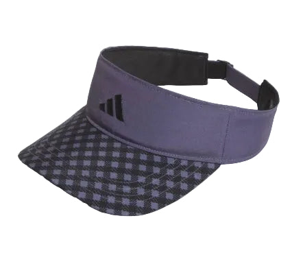 [JP0088] Adidas Womens Golf Cap | Tour Gingham Visor (White)