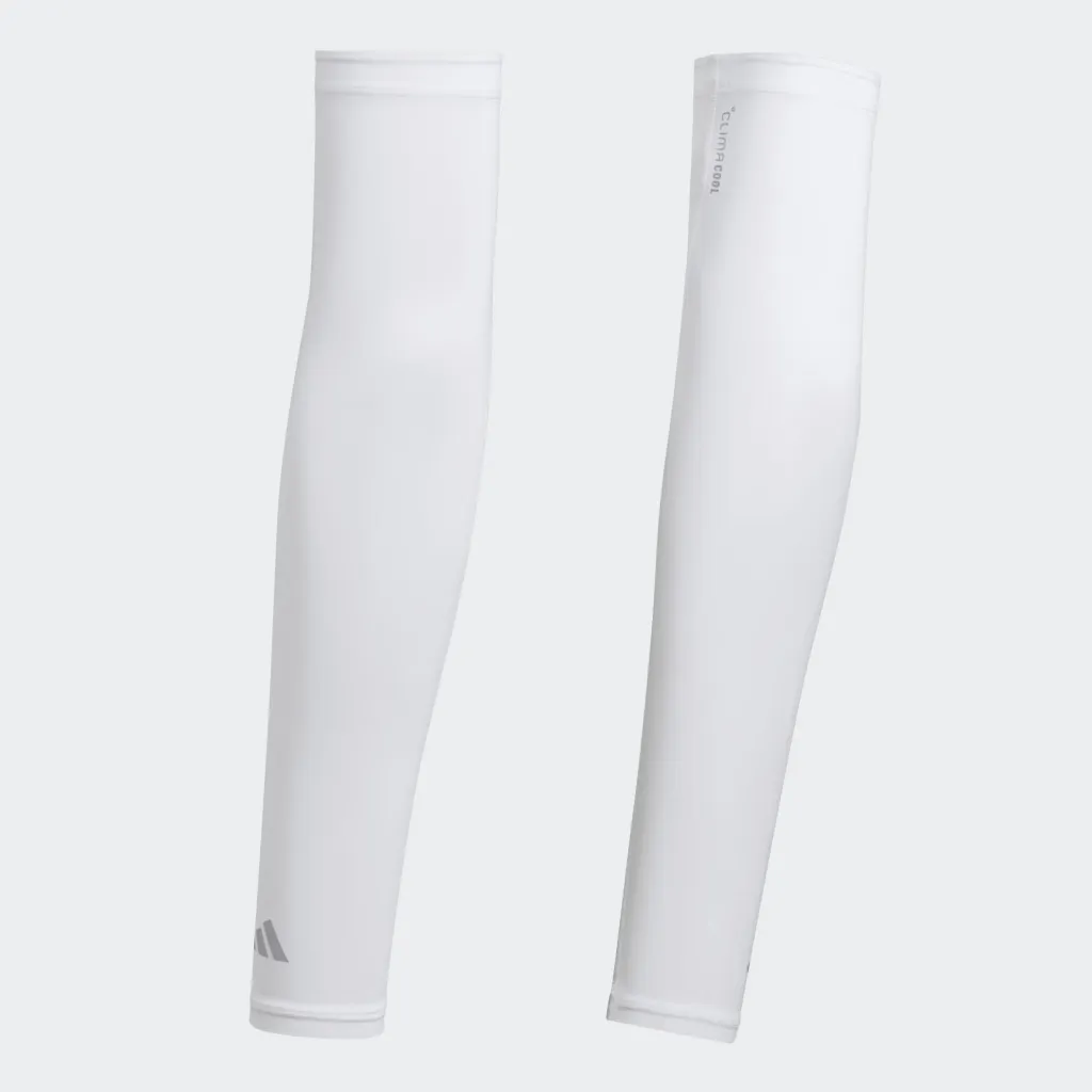 [KF0440S] Adidas Mens Golf Arm Sleeves | Performance  | White (S)
