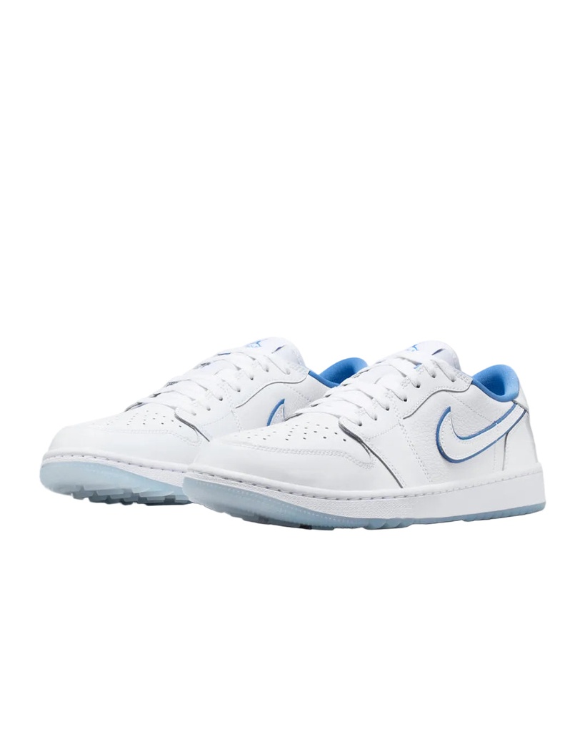 [DD9315118-7] Nike Mens Golf Shoes | Air Jordan | White-Legend Blue (UK7)