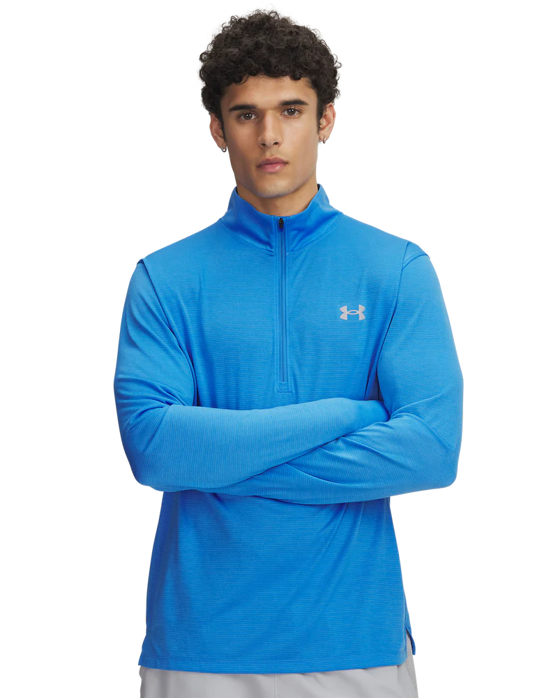 Under Armour Mens Golf Jersey | Drive SweaterFleece | Jasper Blue