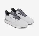 Under Armour Mens Golf Shoes | Drive Medal Spikeless | White-Silver