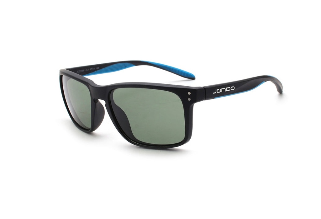 [JONDO-05] Jondo Sunglasses | Dormie Slim | Krisp-Extreme | Matt Black-Blue