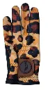 Hooked Womens Golf Gloves | Leopard Print