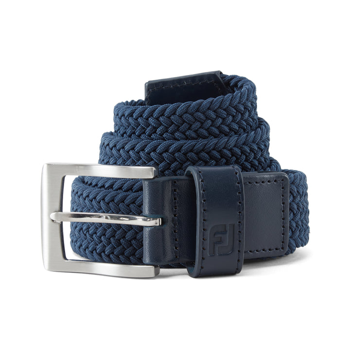 [69489] Footjoy Mens Golf Belt | Essential (Navy, Long)