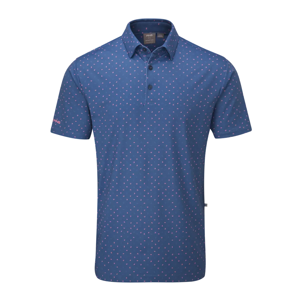 [20EPH-S-S] Ping Mens Golf Shirts | Ephron Polo | Stellar Multi (S)