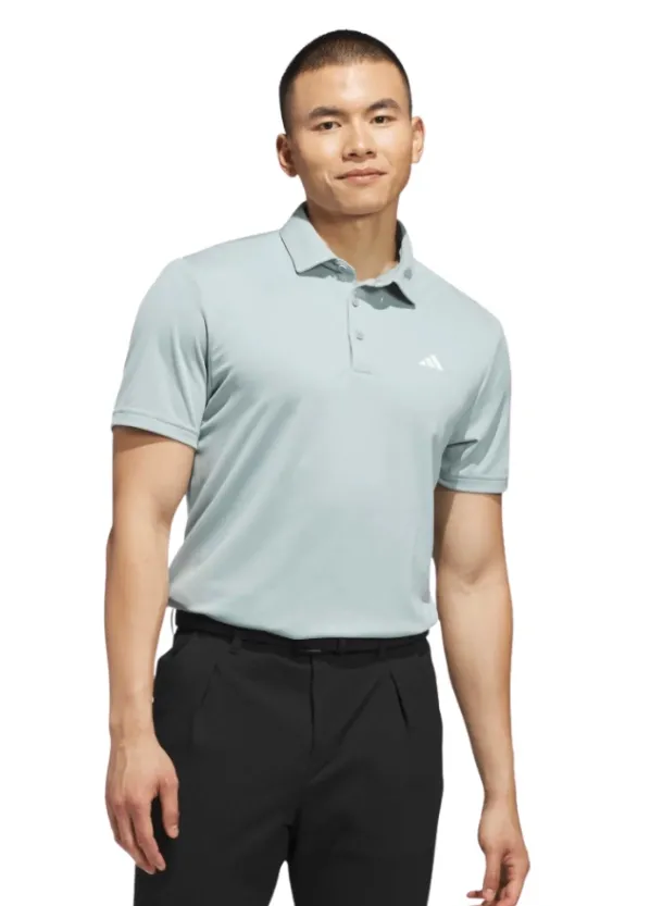 [JY5477S] Adidas Mens Golf Shirt | Performance Solid Polo  | Wosa (S)