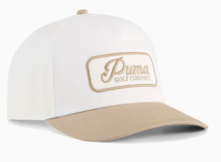 Puma Mens Golf Cap | Jupiter | White -Ice Coffee