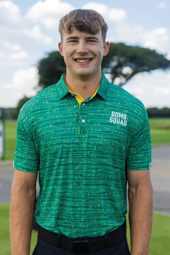 [G-BS-MARX-MAGIC-S] Booyaa Mens Golf Shirt | Bomb Squad | Marx Magic (S)