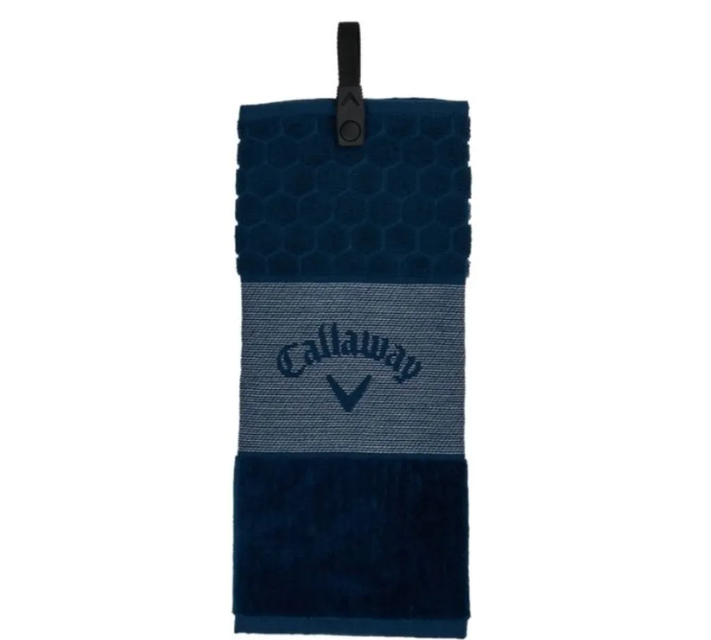 [5423008] Callaway Golf Towel | Trifold | Mauve/White