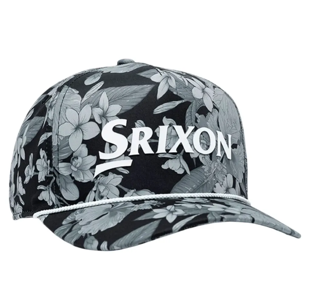 [12137493] Srixon Golf Cap | Limited Edition | Floral (Black)