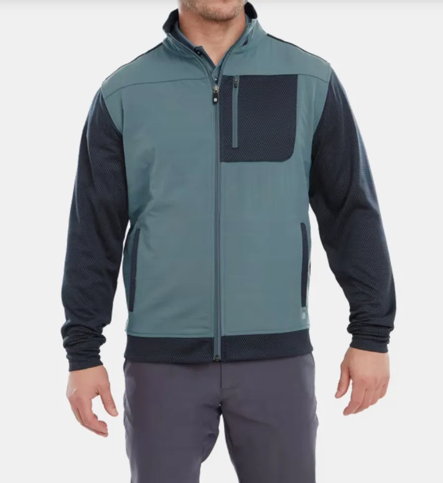 [88807S] Footjoy Mens Golf Jacket | EU Thermoseries | Hybrid | Navy-Slate (S)